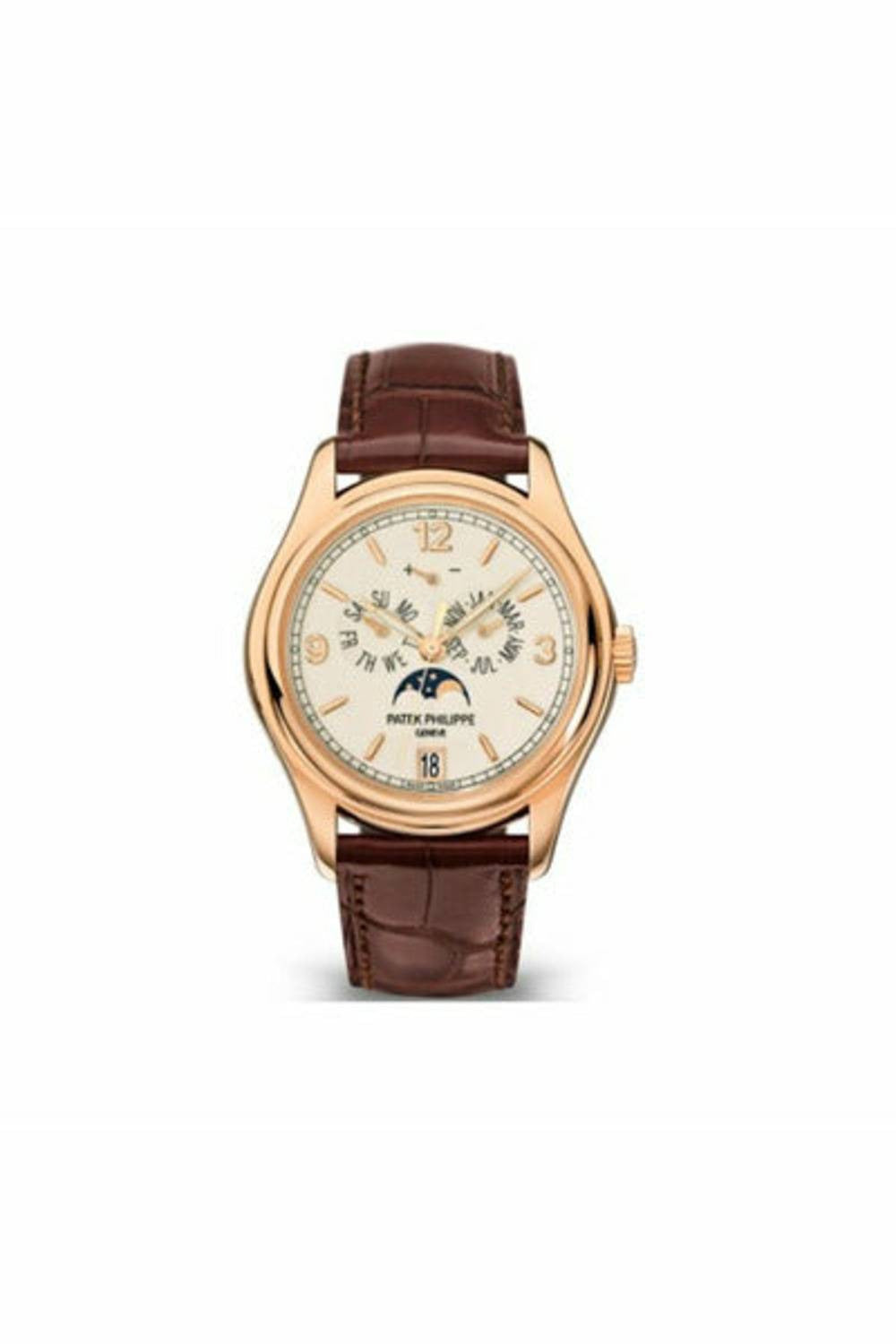 patek philippe complications 5146r-001 rose gold annual calendar moon phase date cream-DUBAILUXURYWATCH