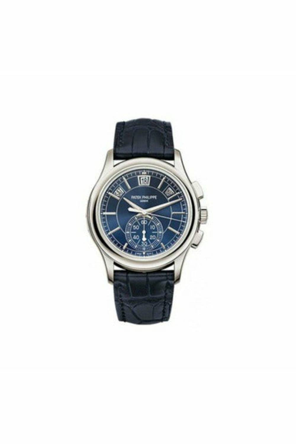 patek philippe complications 5905p-001 platinum blue sunburst dial-DUBAILUXURYWATCH