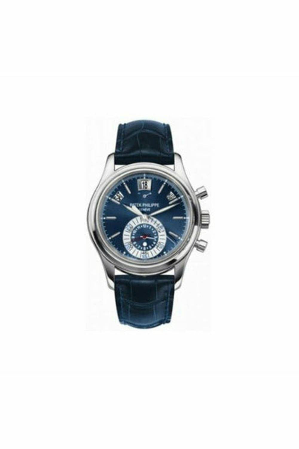 patek philippe complications 5960p-015 platinum blue dial men's watch-DUBAILUXURYWATCH