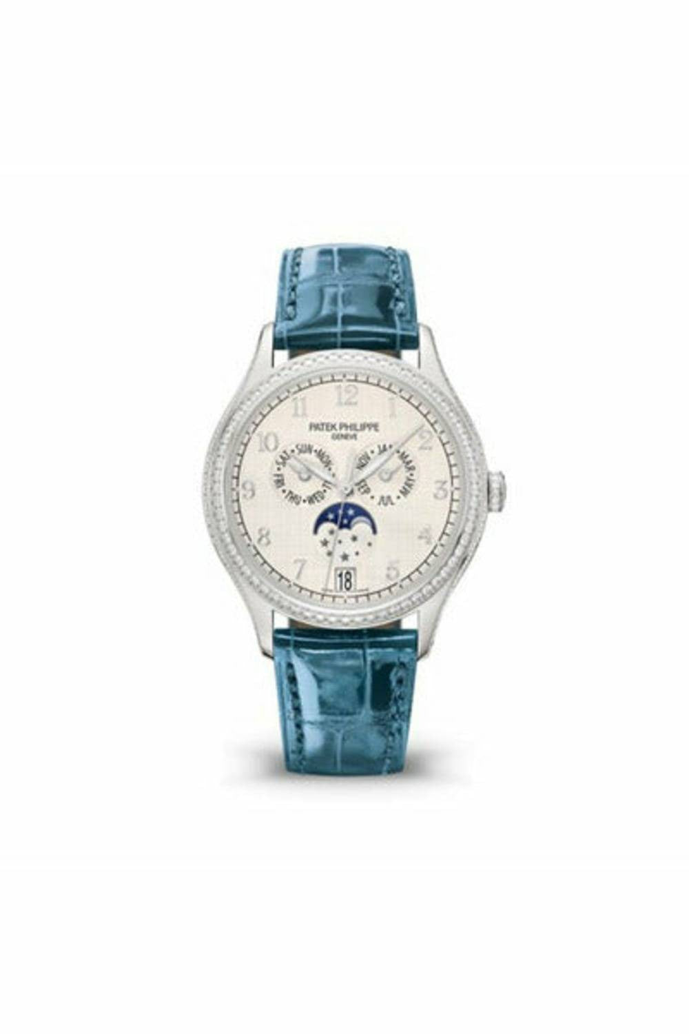 patek philippe complications annual calendar moon phases watch-DUBAILUXURYWATCH