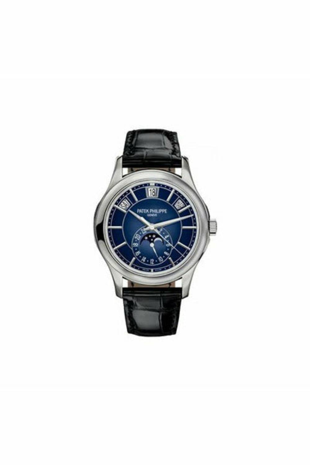 patek philippe complications annual calendar moonphase18k white gold ref. 5205g-013-DUBAILUXURYWATCH