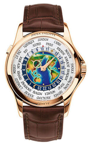 patek philippe complications world time 5131r-001 rose gold men's watch-DUBAILUXURYWATCH