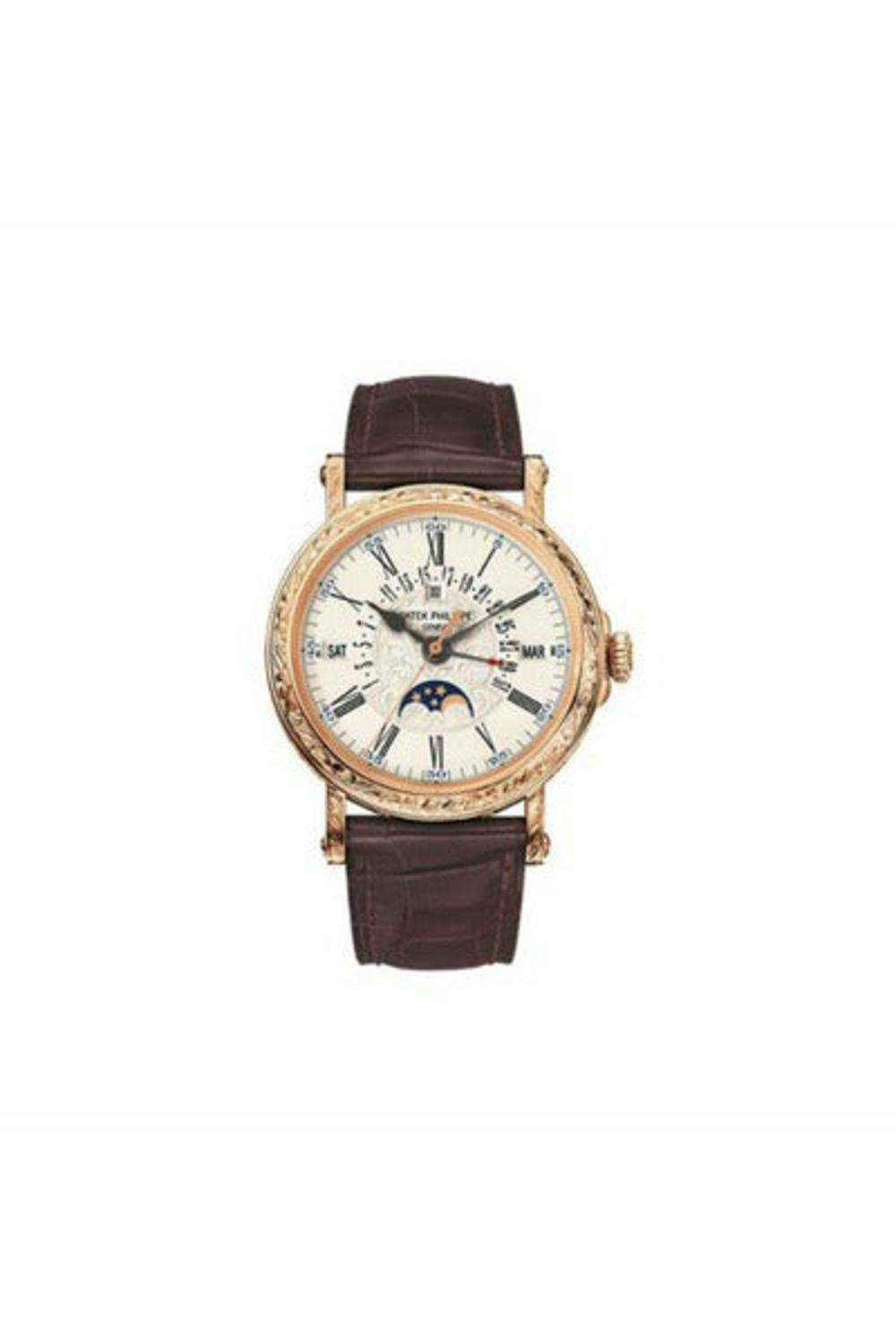 patek philippe grand complications 5160r-001 perpetual calendar moonphase rose gold watch-DUBAILUXURYWATCH