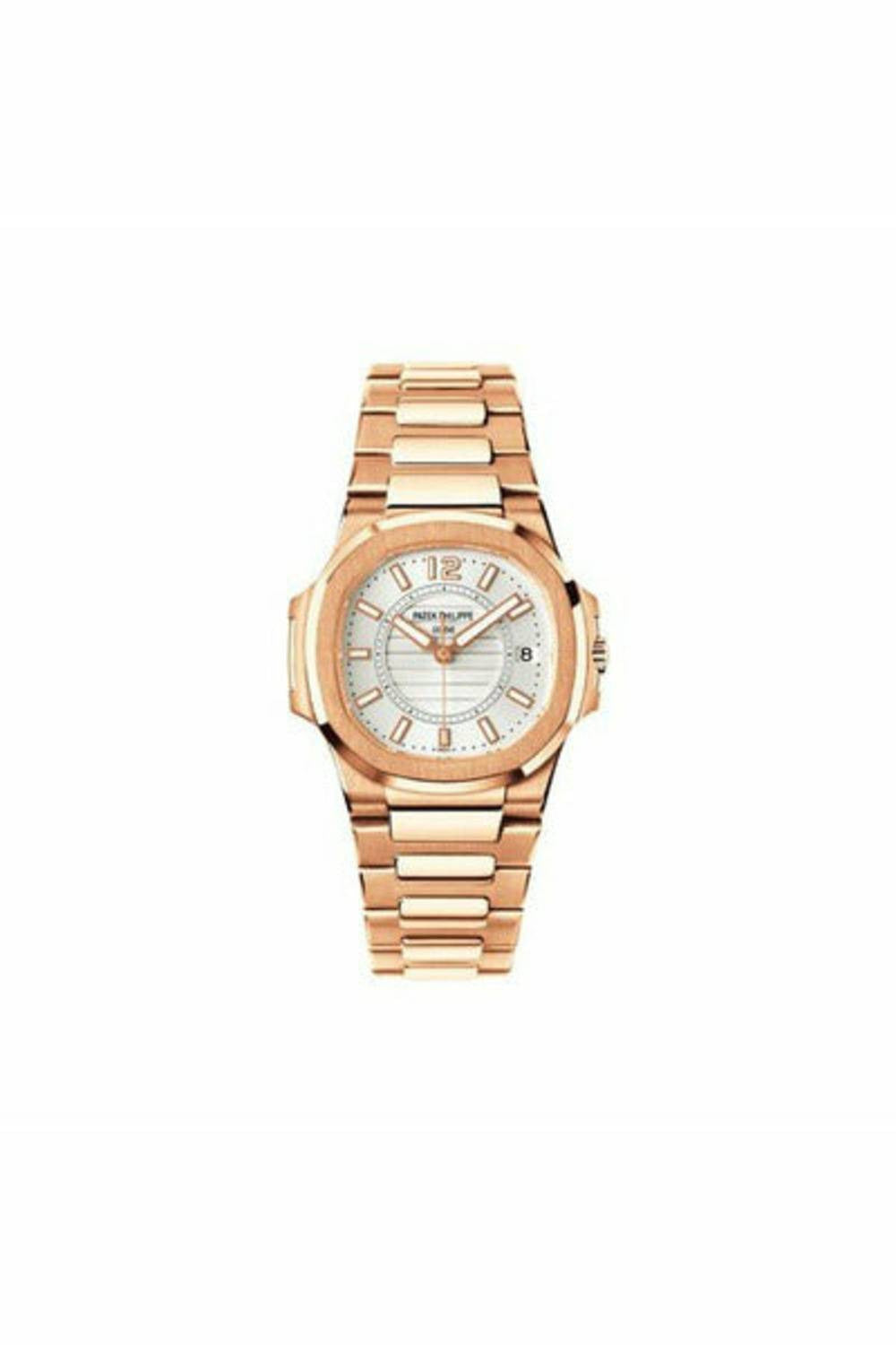 patek philippe ladies nautilus 7011/1r-001 18kt rose gold watch-DUBAILUXURYWATCH