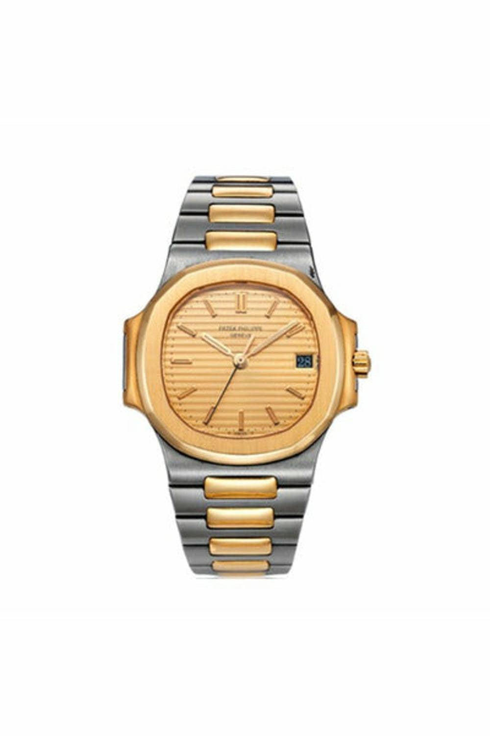 patek philippe nautilus 3800/1 two-tone vintage watch-DUBAILUXURYWATCH