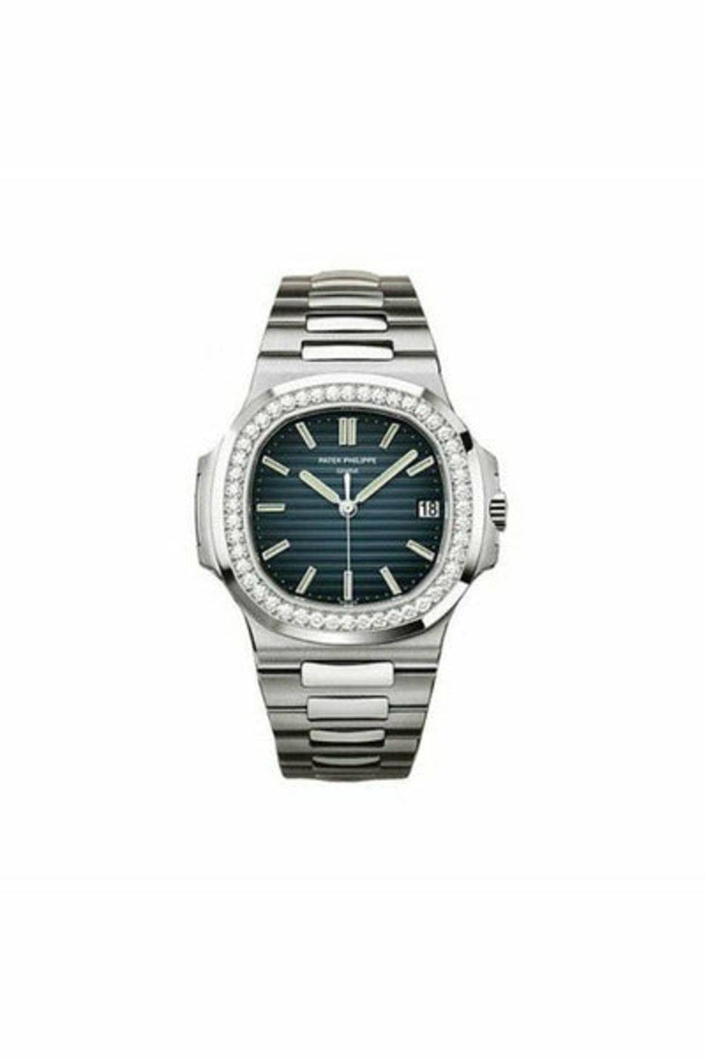 patek philippe nautilus 5713/1g-001 white gold men's watch-DUBAILUXURYWATCH