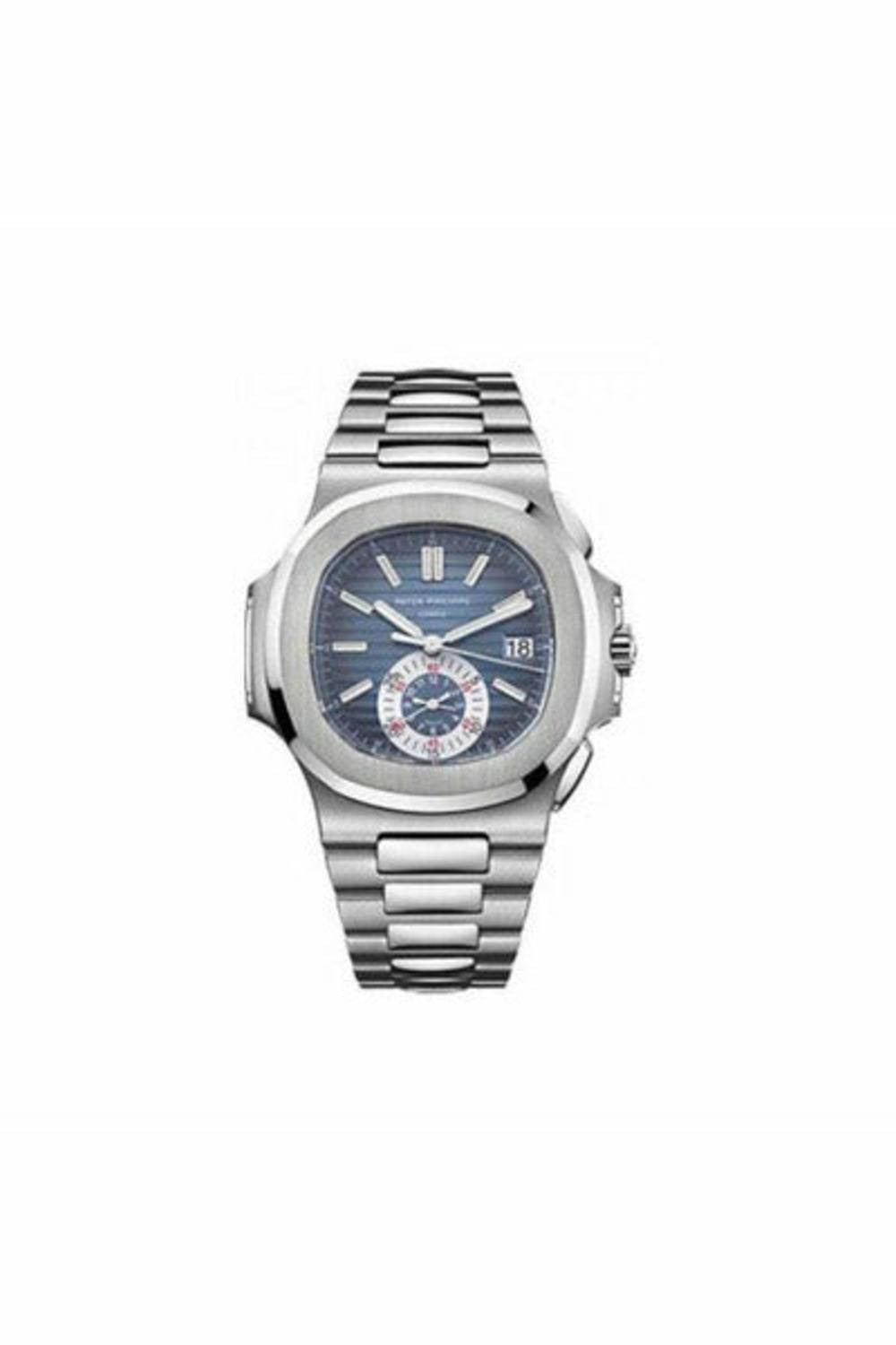 patek philippe nautilus chronograph 5980/1a-001 stainless steel men's watch-DUBAILUXURYWATCH