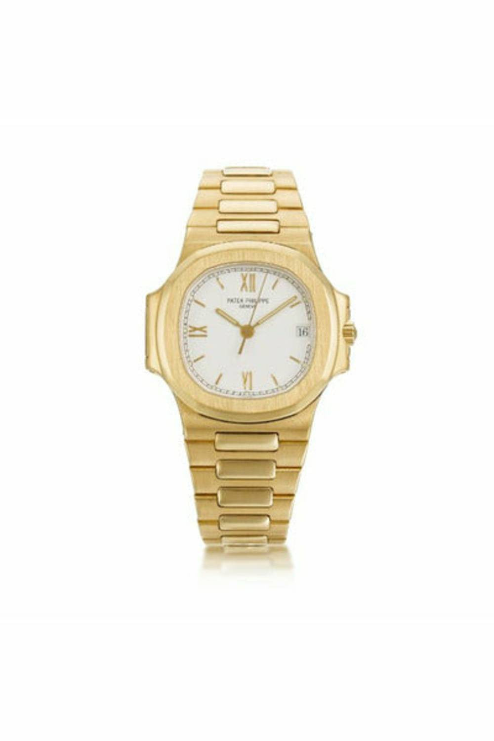 patek philippe nautilus yellow gold bracelet watch 3800/1-DUBAILUXURYWATCH