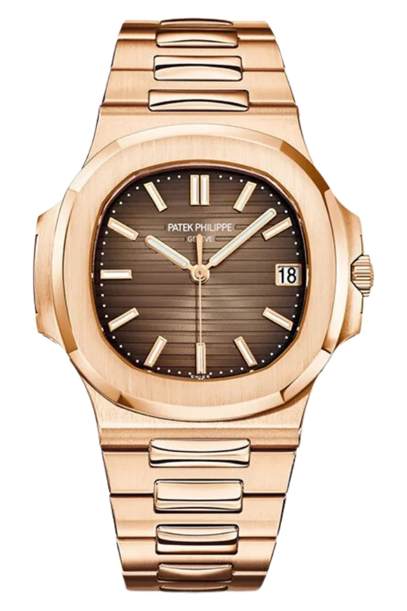 Patek Philippe Nautilus 5711/1R-001 – Rose Gold, Brown Sunburst Dial-DUBAILUXURYWATCH