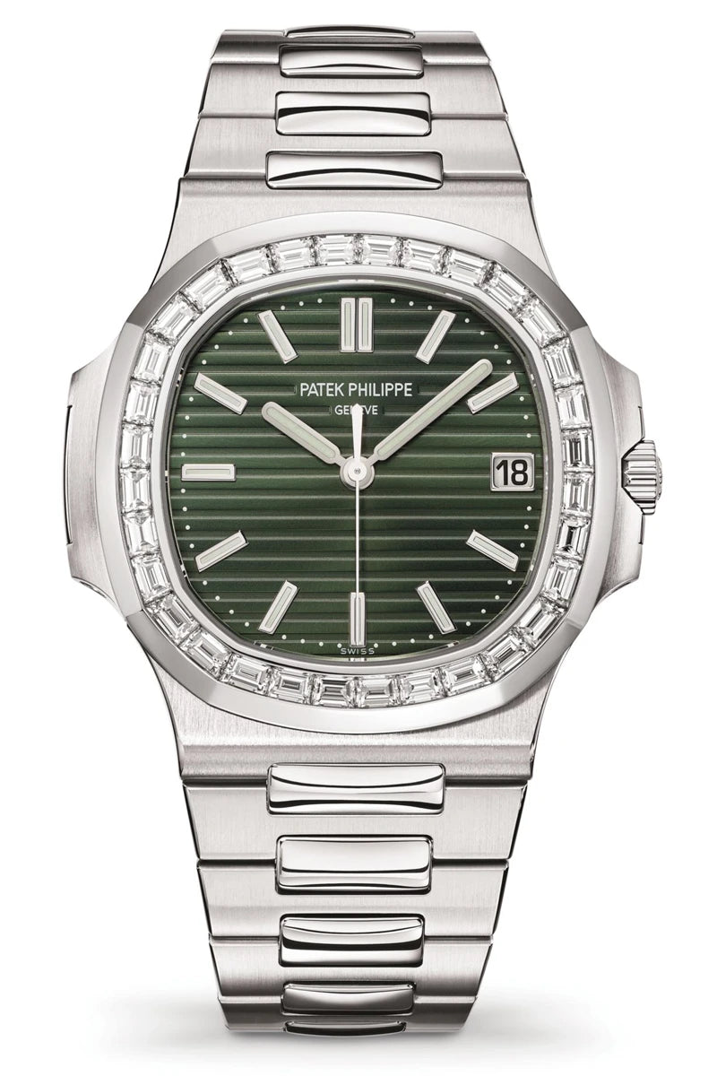 Patek Philippe 5711/1300A – Stainless Steel with Diamond Bezel-DUBAILUXURYWATCH