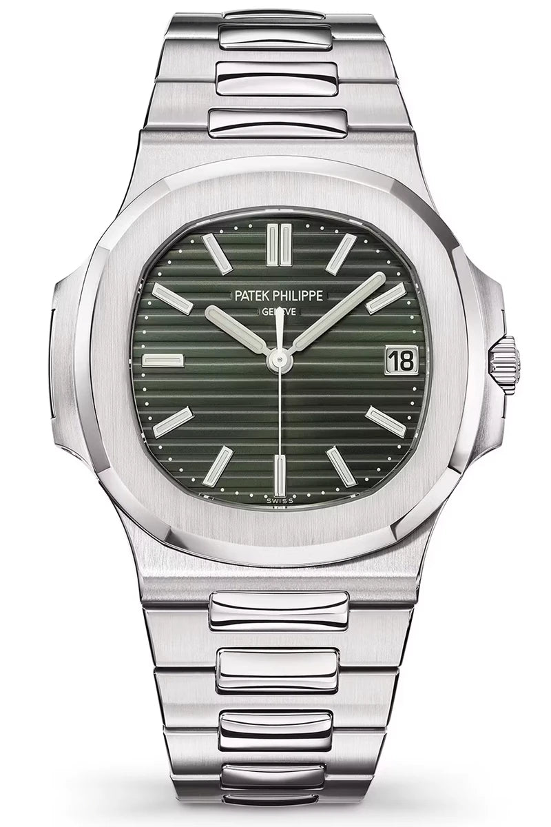 Patek Philippe Nautilus Ref. 5711/1A-014 with the new olive green dial-DUBAILUXURYWATCH