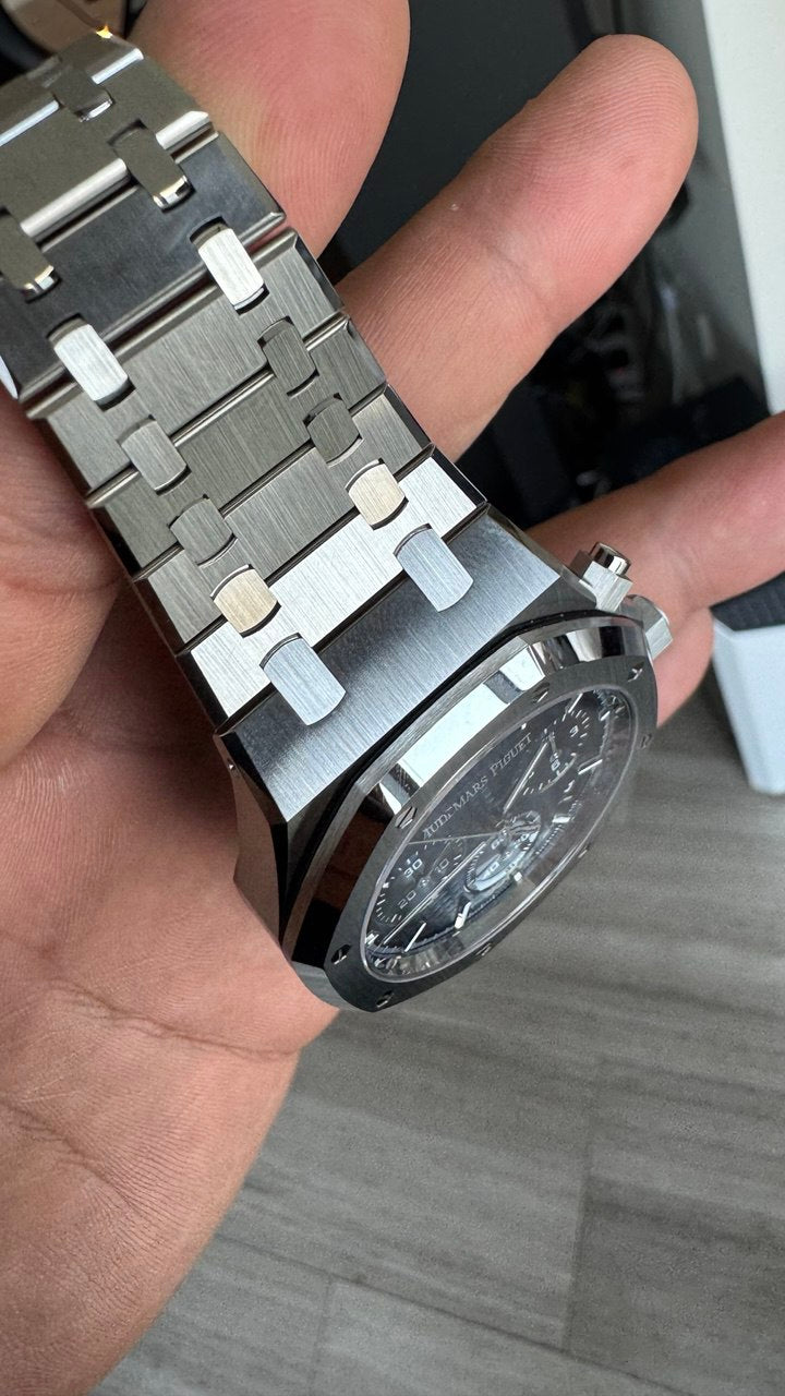 Audemars Piguet Royal Oak Chronograph “50th Anniversary” Blue Dial - DUBAILUXURYWATCH