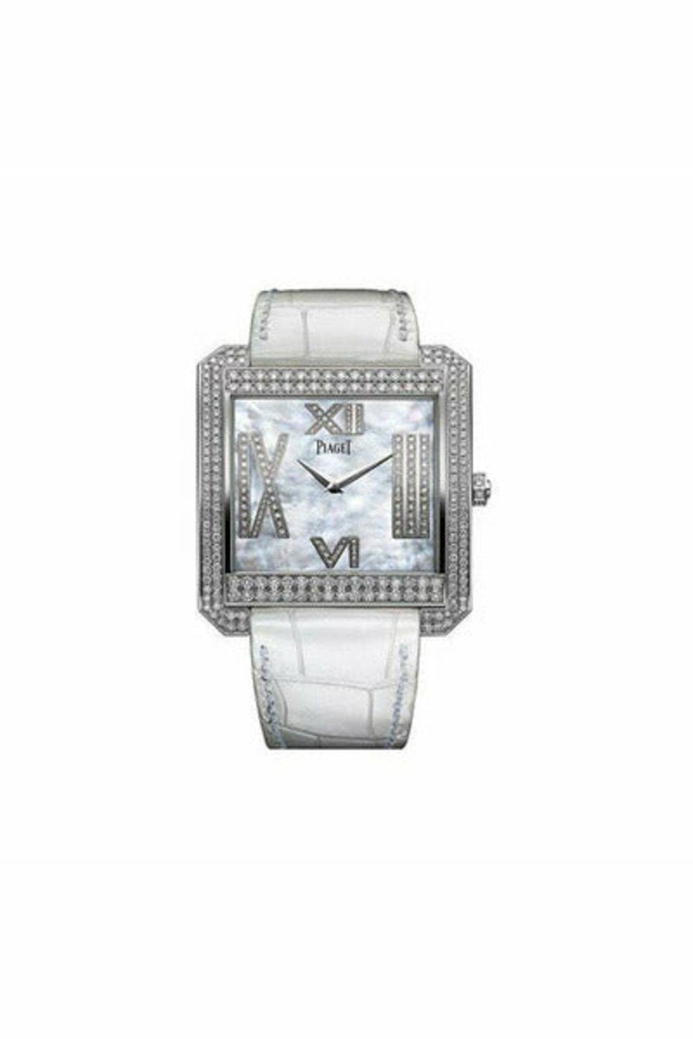 piaget limelight 18kt white gold 42mm x 46mm ladies watch-DUBAILUXURYWATCH