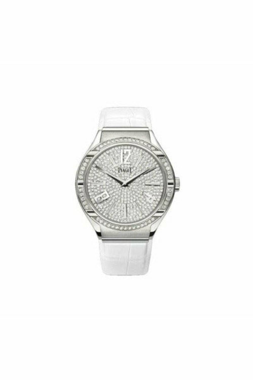 piaget polo 18kt white gold 38mm ladies watch-DUBAILUXURYWATCH