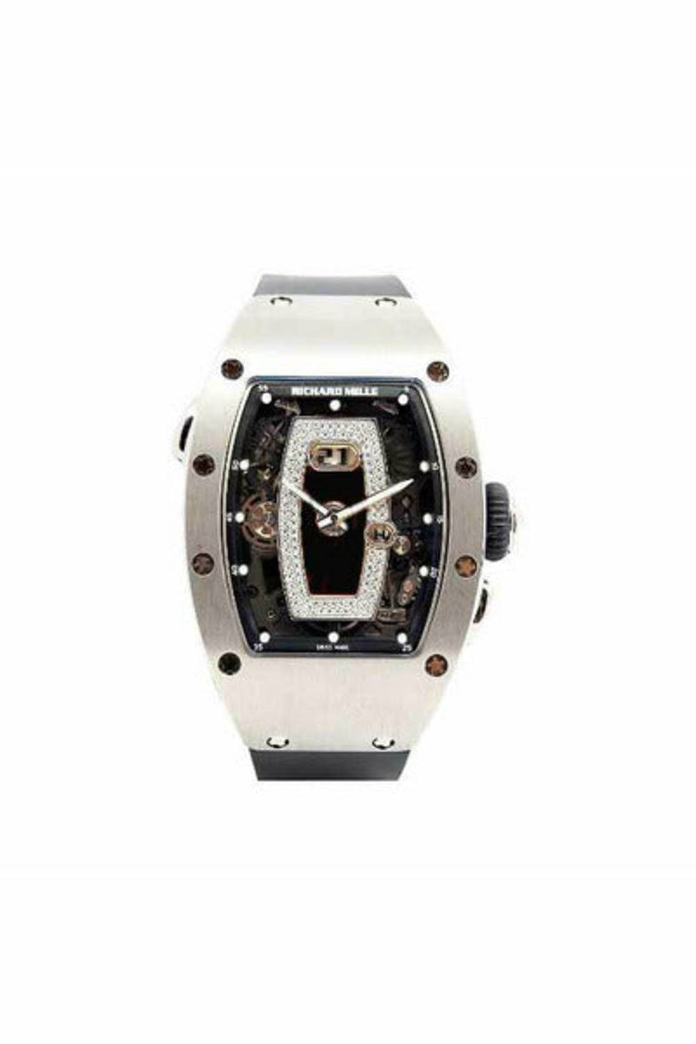 richard mille 18kt white gold 52mm x 34mm ladies watch-DUBAILUXURYWATCH