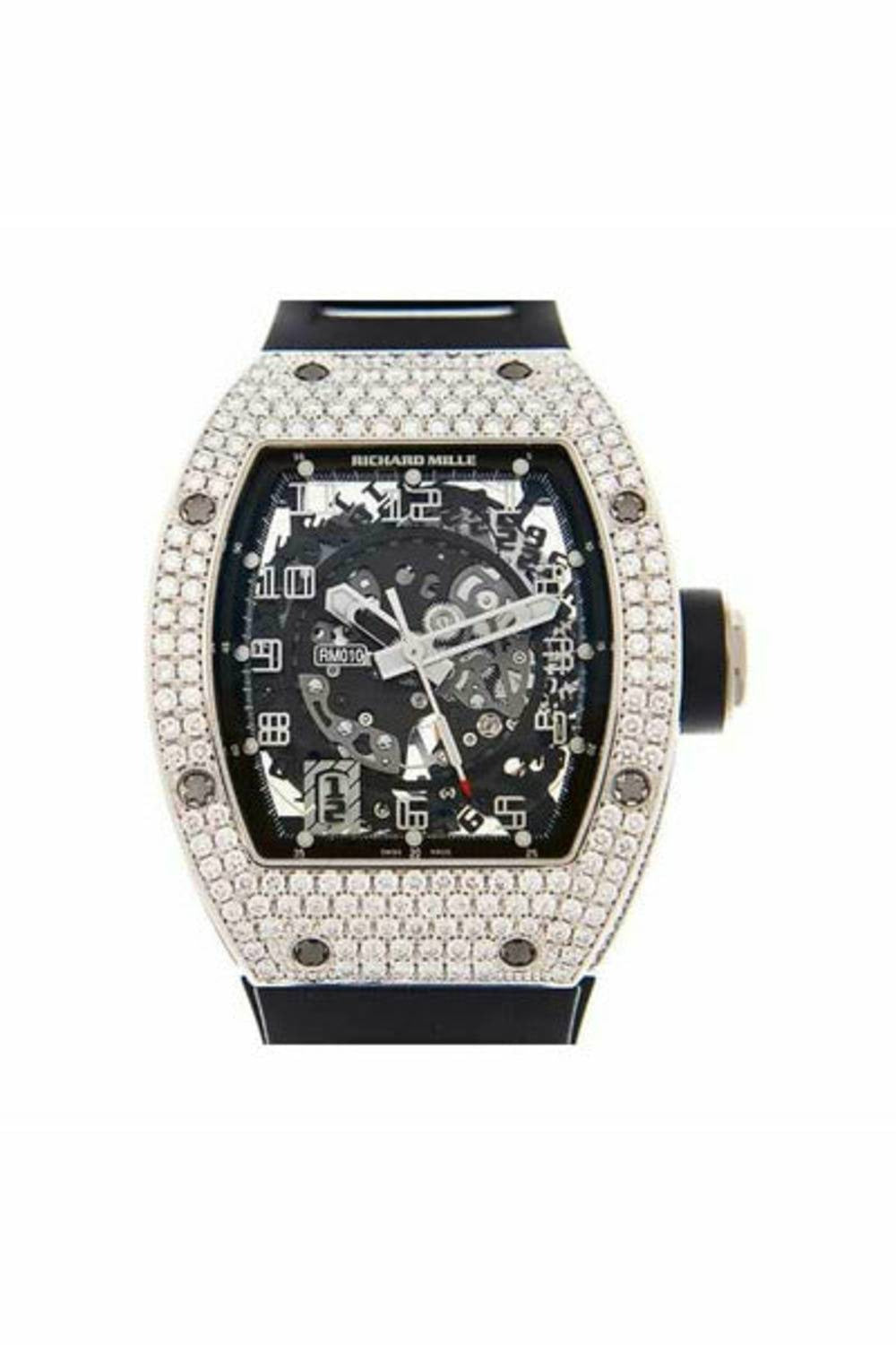 richard mille 39mm x 48mm 18kt white gold men's watch-DUBAILUXURYWATCH