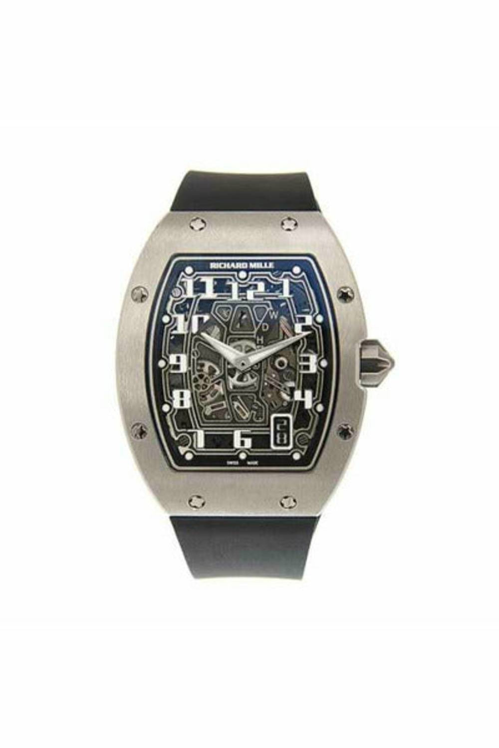 richard mille extra flat 38.7mm x 47.52mm titanium men's watch-DUBAILUXURYWATCH