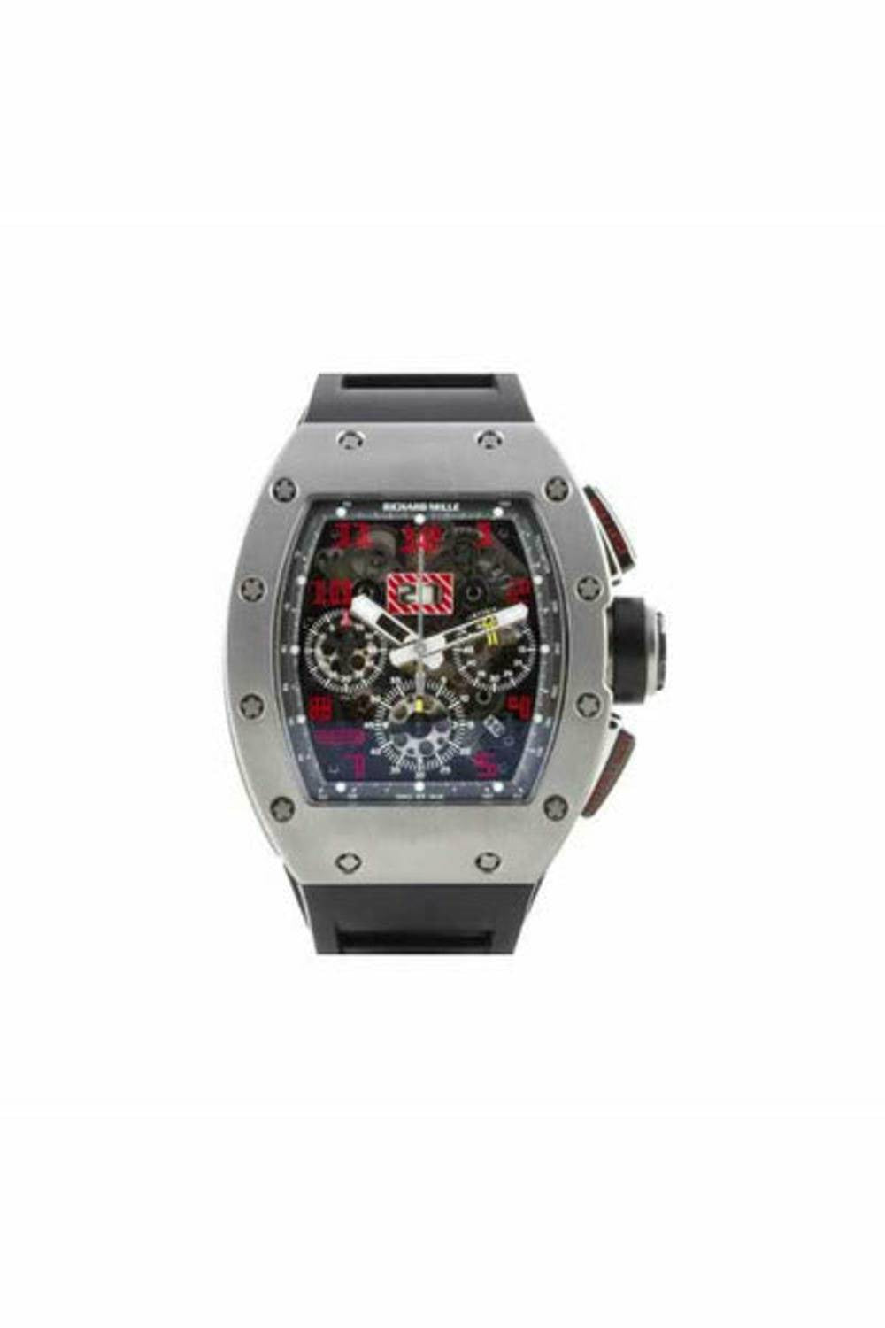 richard mille flyback chronograph 50mm x 40mm titanium men's watch-DUBAILUXURYWATCH