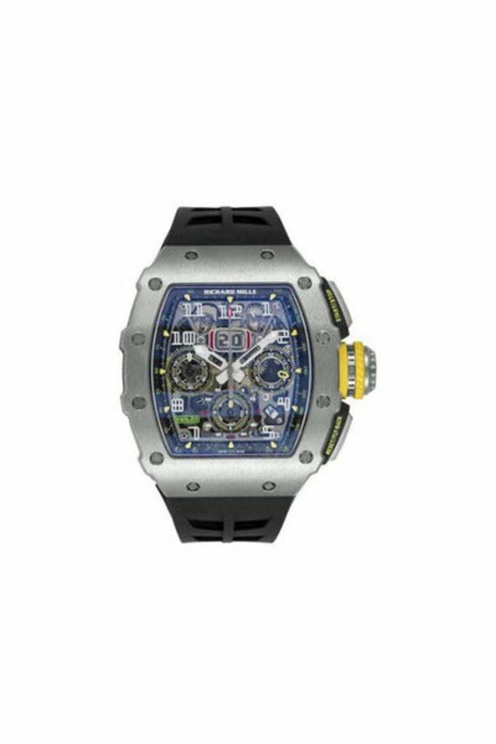 richard mille flyback chronograph titanium 50mm men's watch-DUBAILUXURYWATCH