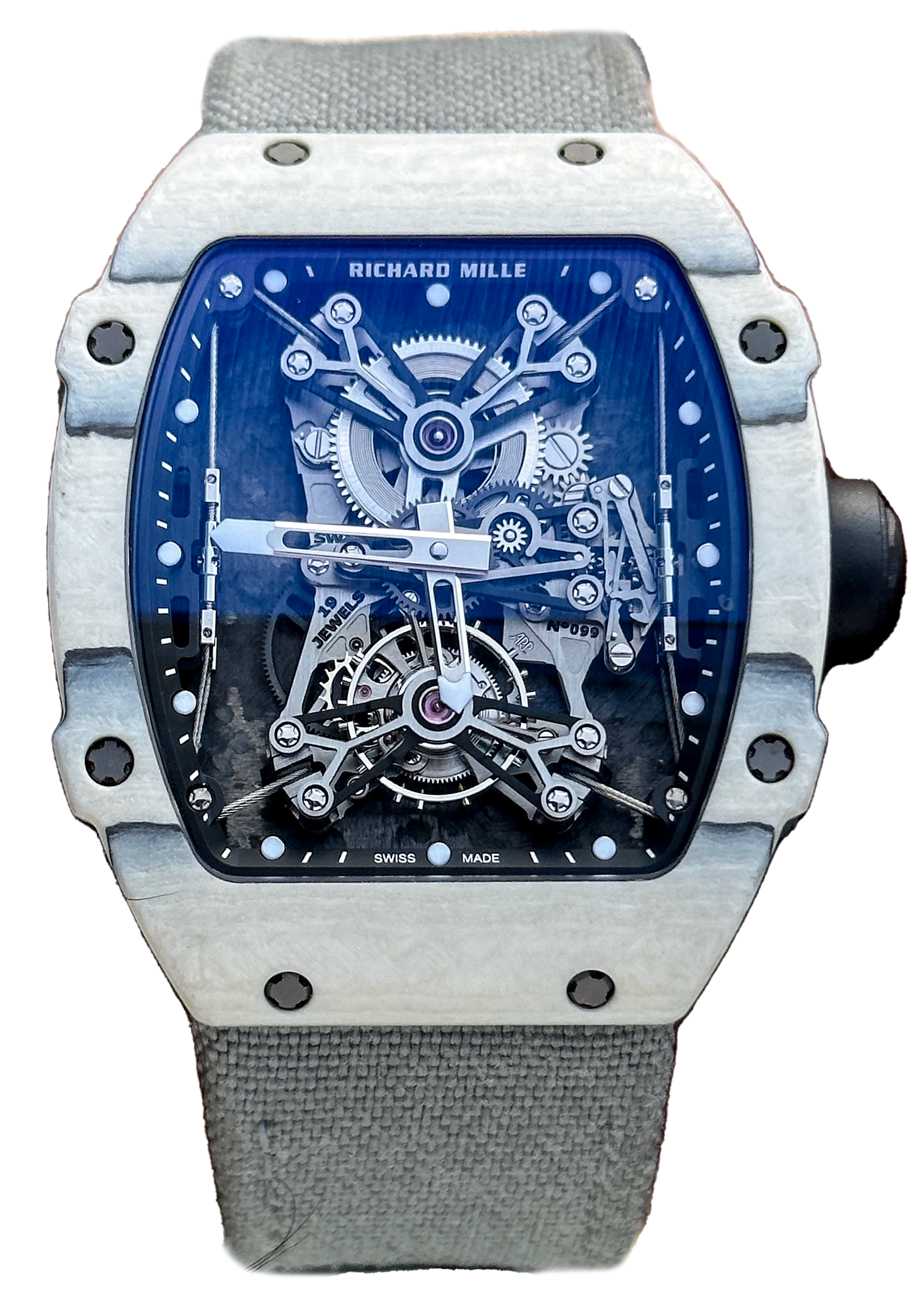 richard mille [limited 5 piece] rm 27-01 rafael nadal tourbillon white quartz tpt-DUBAILUXURYWATCH