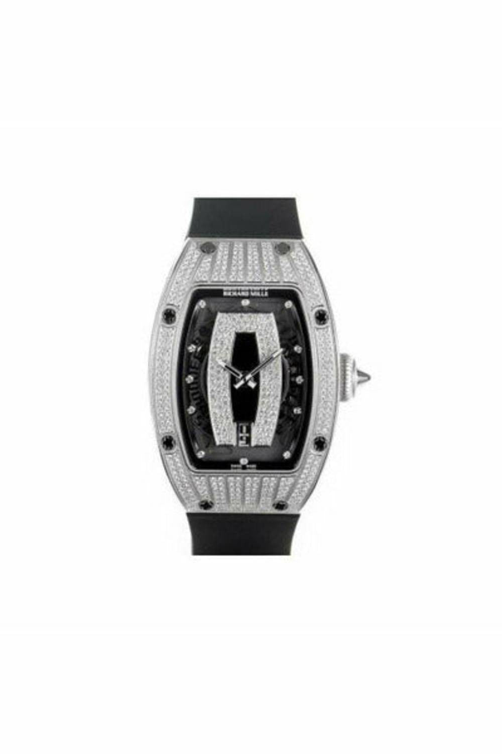 richard mille mid set diamonds 18kt white gold 45mm x 31mm ladies watch-DUBAILUXURYWATCH