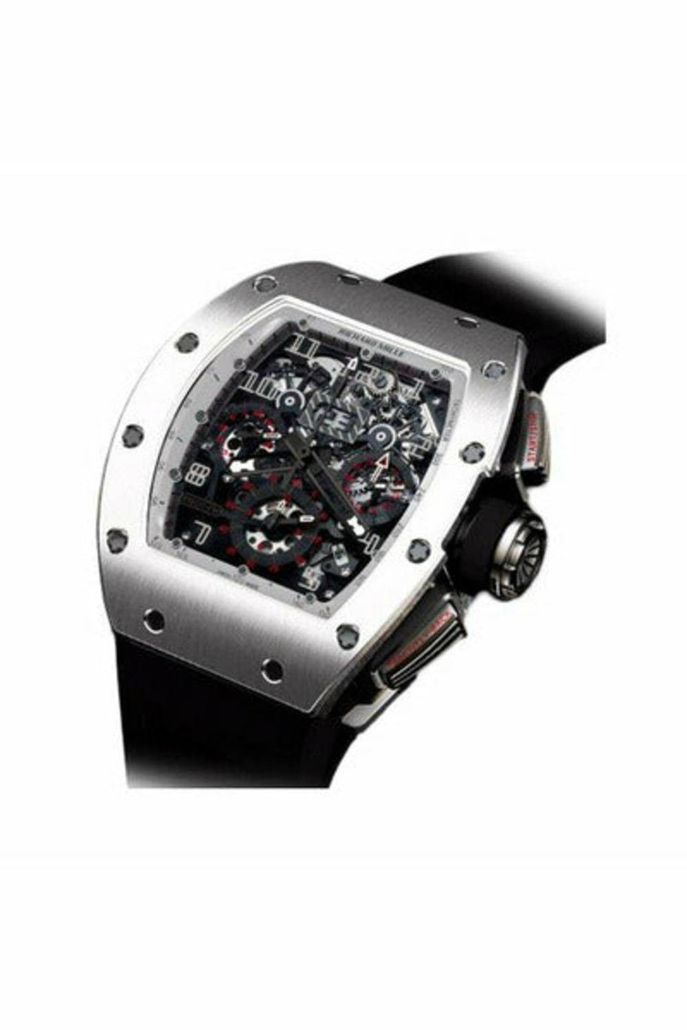 richard mille polo de deauville 18kt white gold & titanium 50 x 40 mm men's watch-DUBAILUXURYWATCH