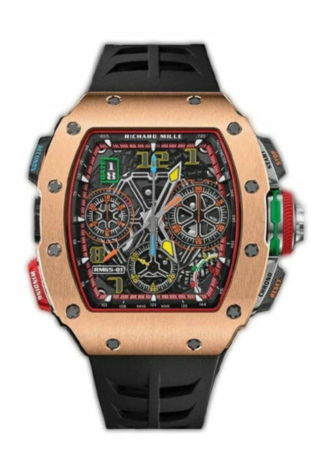 richard mille rm 65 rose gold-DUBAILUXURYWATCH