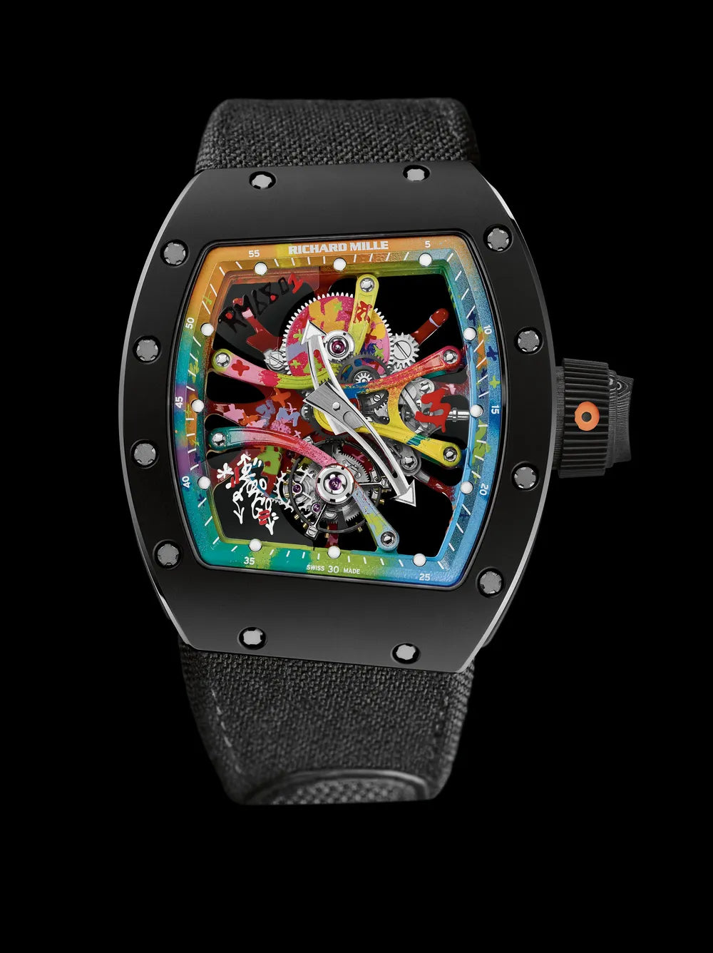 Richard Mille RM 68-01 Tourbillon Cyril Kongo Luxury Graffiti Watch-DUBAILUXURYWATCH