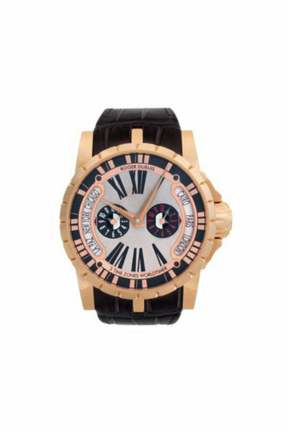 roger dubuis excalibur 45mm 18k rose gold limited edition of 88 pieces men's watch-DUBAILUXURYWATCH