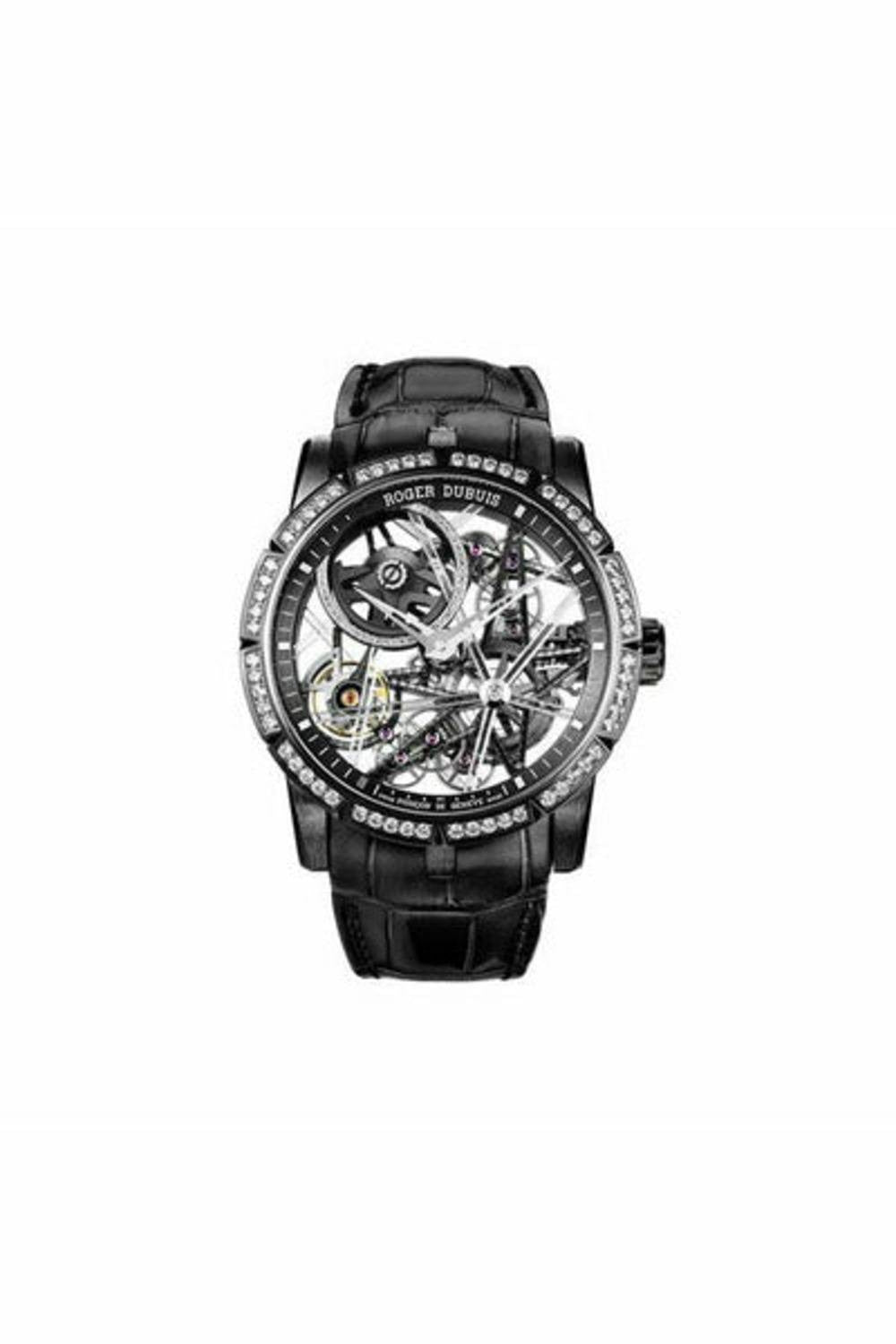 roger dubuis excalibur blacklight limited edition of 88 pieces 42mm titanium men's watch-DUBAILUXURYWATCH