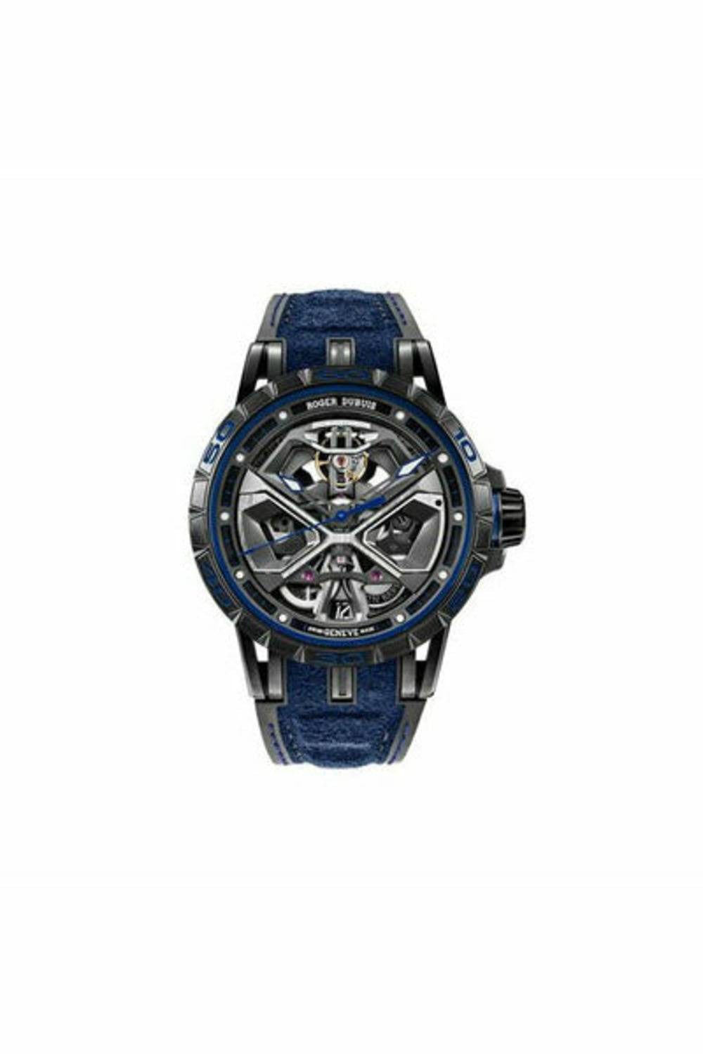 roger dubuis excalibur spider lamborghini huracan 45mm titanium men's watch-DUBAILUXURYWATCH