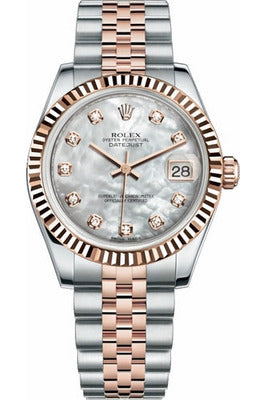 rolex datejust 31 mother of pearl jubilee bracelet watch 178271-DUBAILUXURYWATCH