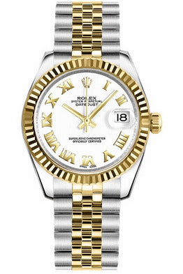rolex datejust 31 white dial watch 178273-DUBAILUXURYWATCH