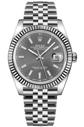 rolex datejust 41 black dial men's watch 126334-0014-DUBAILUXURYWATCH