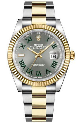 rolex datejust 41 fluted bezel men's watch 126333-0019-DUBAILUXURYWATCH