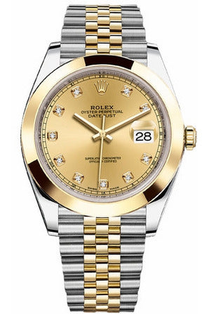 rolex datejust 41 men's gold & stainless steel watch 126303-DUBAILUXURYWATCH