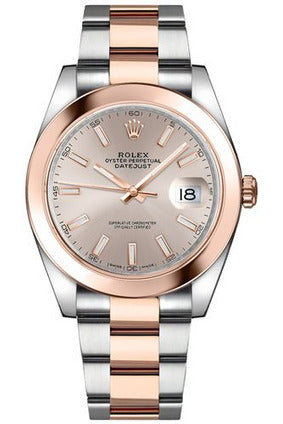 rolex datejust 41 sundust everose rolesor men's watch 126301-0009-DUBAILUXURYWATCH