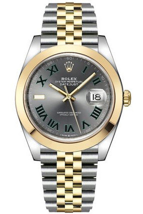 rolex datejust 41 wimbledon dial men's watch 126303-0020-DUBAILUXURYWATCH