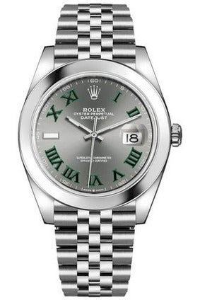 rolex datejust 41 wimbledon jubilee bracelet men's watch 126300-0014-DUBAILUXURYWATCH