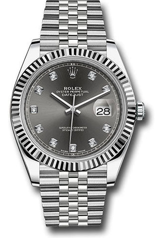 rolex datejust 41mm stainless steel men's watch-DUBAILUXURYWATCH