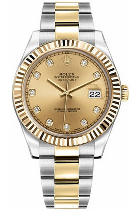 rolex datejust ii 18kt yellow gold & steel 41mm-DUBAILUXURYWATCH