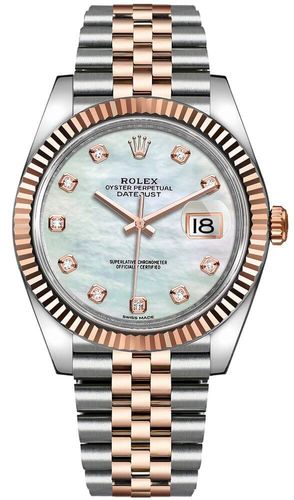 rolex datejust stainless steel 41mm men's watch-DUBAILUXURYWATCH