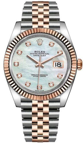 rolex datejust stainless steel 41mm men's watch-DUBAILUXURYWATCH