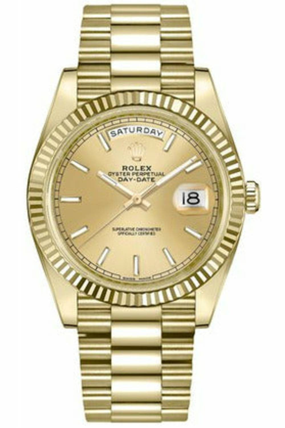 rolex day-date 40 gold luxury watch 228238-DUBAILUXURYWATCH