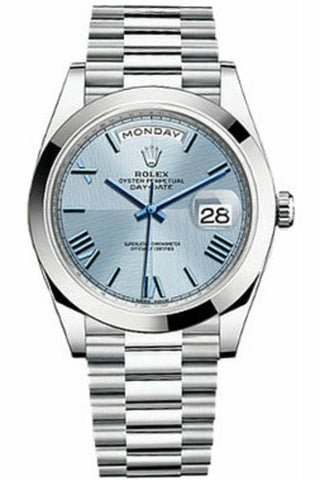 rolex day-date 40 platinum men's watch 228206-DUBAILUXURYWATCH