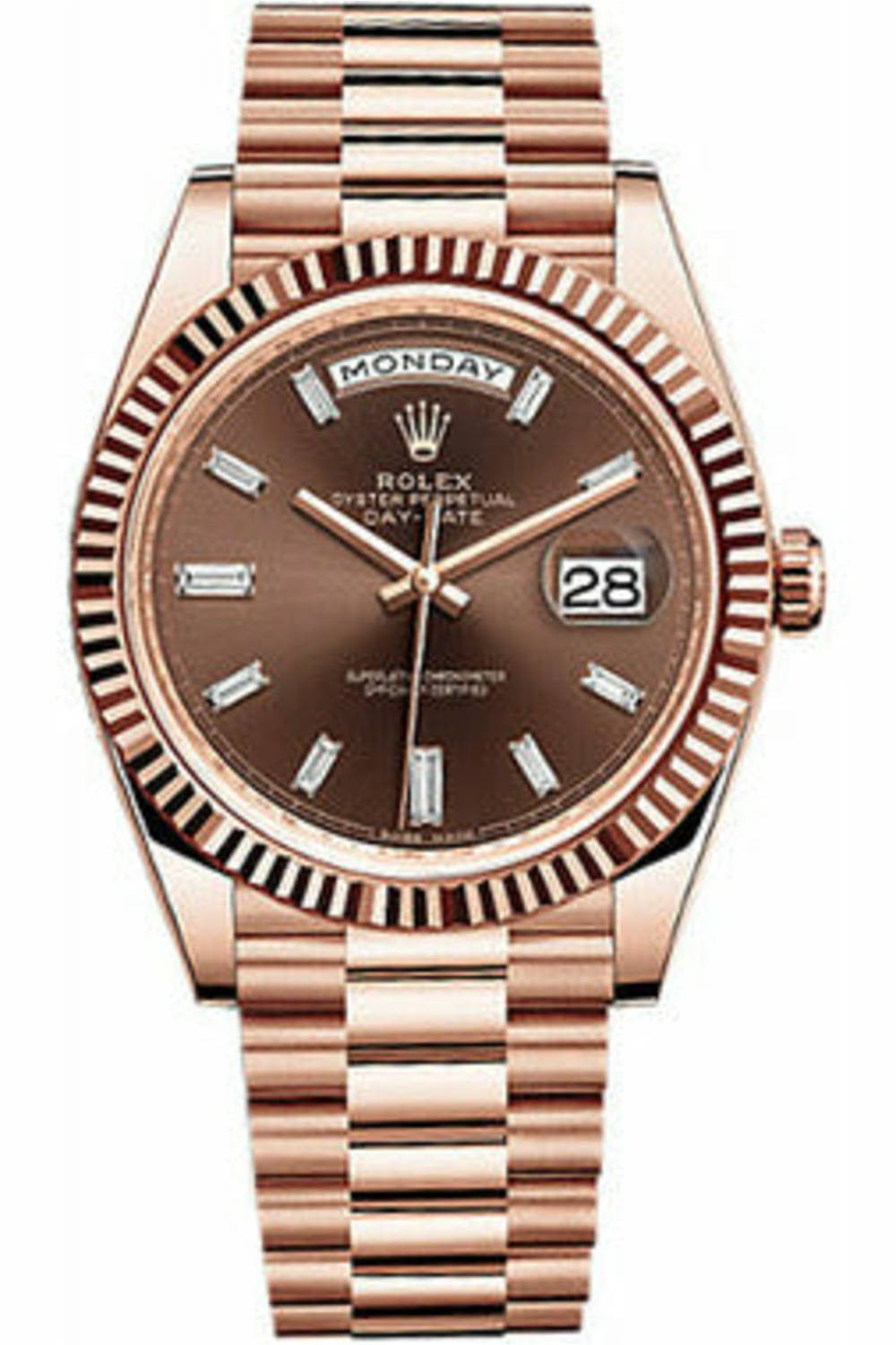 rolex day-date 40 rose gold 228235-DUBAILUXURYWATCH