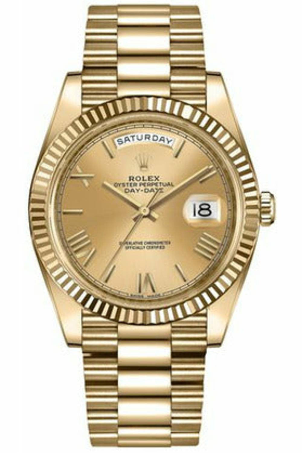 rolex day-date 40 solid 18k gold 228238-0006-DUBAILUXURYWATCH