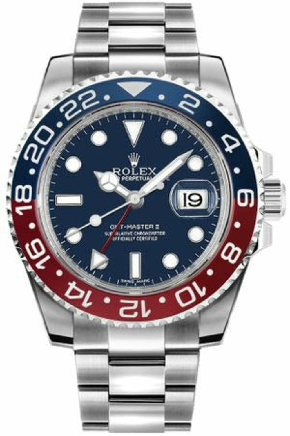 rolex gmt-master ii blue dial 126719blro-DUBAILUXURYWATCH