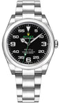 rolex oyster perpetual air-king black dial men's watch 116900-0001-DUBAILUXURYWATCH