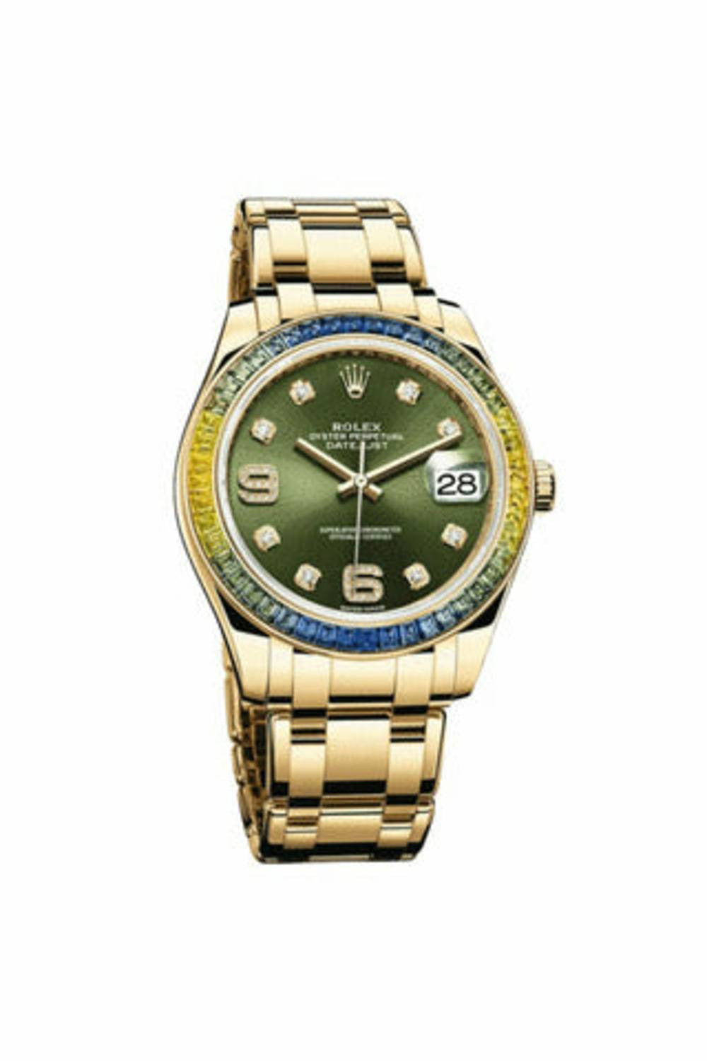 rolex oyster perpetual pearlmaster 18kt yellow gold 39mm ladies watch-DUBAILUXURYWATCH